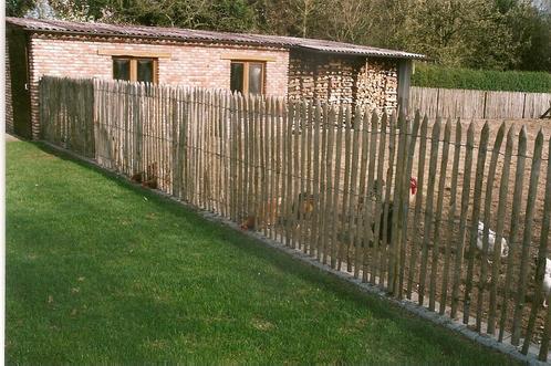 Kastanje latjes omheining 1,5m of 1,8m hoog, Tuin en Terras, Tuinhekken en Hekwerk, Nieuw, Tuinhek, Hout, Ophalen