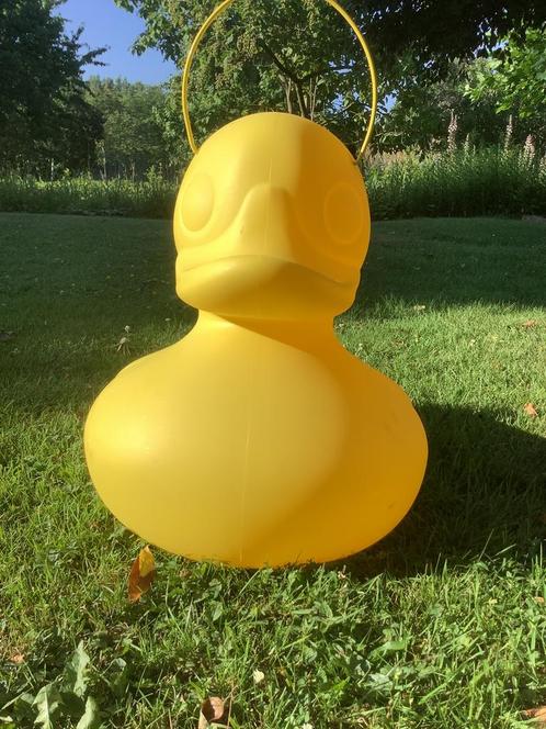 eend 60 cm nightkight,oplader en afstandsbediening verloren, Tuin en Terras, Tuinbeelden, Dierenbeeld, Kunststof, Ophalen