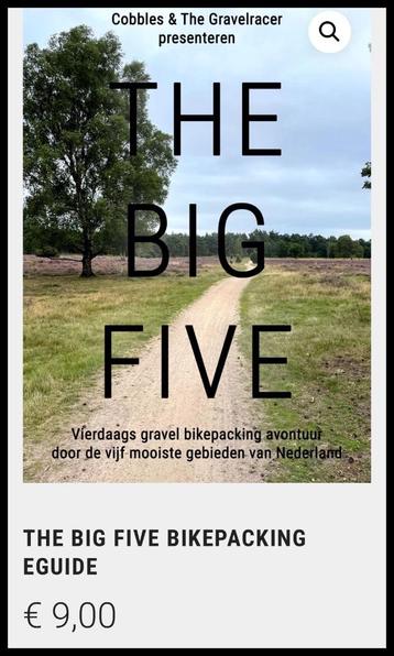 Gravelbike Bikepacking 400km Veluwe. BIG Five