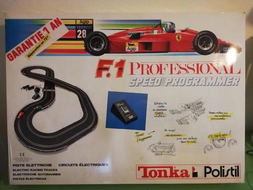 Racebaan Tonka Polistil F.1 Professional, Kinderen en Baby's, Speelgoed | Racebanen, Zo goed als nieuw, Racebaan, Elektrisch, Ophalen of Verzenden