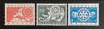België: OBP 952/54 ** Rotary International 1954., Postzegels en Munten, Orginele gom, Ophalen of Verzenden, Zonder stempel, Postfris