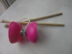 Diabolo met 2 houten stokken, Ophalen of Verzenden, Zo goed als nieuw
