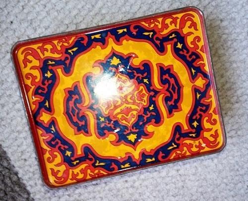 1920/1930 boite en tôle lithographiée, Collections, Boîte en métal, Utilisé, Autre, Autres marques, Enlèvement ou Envoi