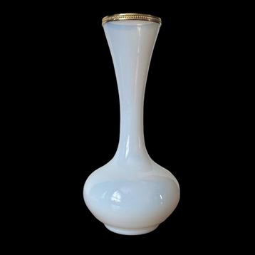 Vase en opaline blanc Murano