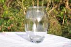 vase en verre bombé, Glas, Ophalen of Verzenden, Wit, Zo goed als nieuw