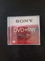 Doos met 5 Sony DVD's 120 minuten heropneembaar, Nieuw, Dvd, Ophalen of Verzenden, Herschrijfbaar