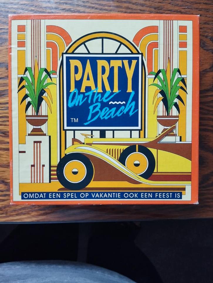 Bordspel "Party on the beach" 8-88 jaar voor 3-20 spelers, Hobby en Vrije tijd, Gezelschapsspellen | Bordspellen, Zo goed als nieuw