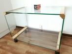 Tafel Gallotti & Radice Italy table basse, Glas, Minder dan 45 cm, Rechthoekig, Ophalen of Verzenden