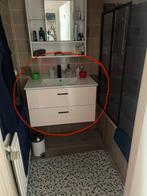 Badkamerkastje met zwarte kraan, Ophalen, Wastafel