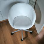 Bureaustoelen, kuipje, wit , met wieltjes ,prijs 20 stuk, Ophalen, Gebruikt, Wit, Bureaustoel