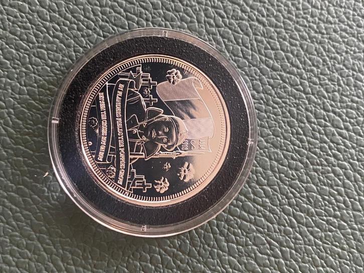 FDC munt 2014, Postzegels en Munten, Munten | België, Losse munt, Verzilverd, Ophalen of Verzenden