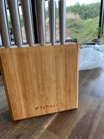 Japanse messenset + blok, Huis en Inrichting, Keuken | Bestek, Ophalen, Zo goed als nieuw, Los bestek, Vaatwasserbestendig