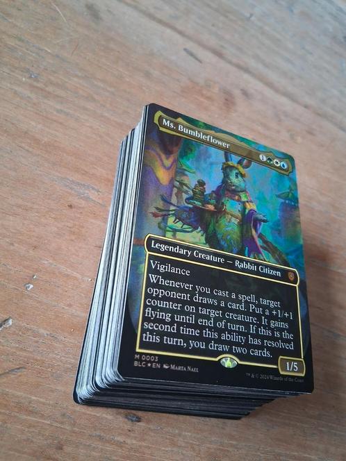 Magic the gathering deck ms bumbleflower bloomburrow, Hobby en Vrije tijd, Verzamelkaartspellen | Magic the Gathering, Zo goed als nieuw