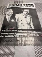 Vintage Poster Crime Tim, De betere misdaadroman, Deurposter of groter, Ophalen of Verzenden, Overige onderwerpen, Rechthoekig Staand