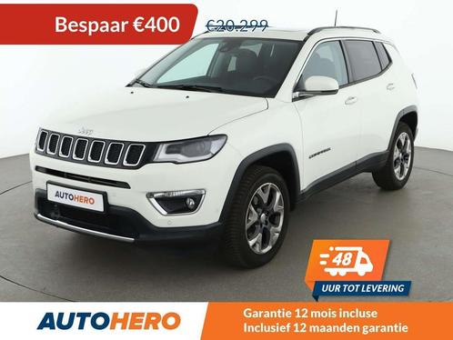 Jeep Compass 1.4 M-Air Limited 4WD (bj 2018, automaat), Auto's, Jeep, Te koop, Compass, 4x4, ABS, Achteruitrijcamera, Adaptive Cruise Control