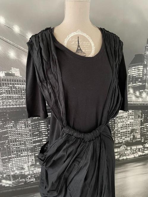 jurk kleed feestelijk feestkledij - Eline et Lena - 42, Kleding | Dames, Jurken, Zo goed als nieuw, Maat 42/44 (L), Zwart, Onder de knie