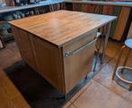 Keukeneiland, Huis en Inrichting, Keuken | Keukenelementen, Ophalen, Gebruikt, 100 tot 150 cm, Bruin
