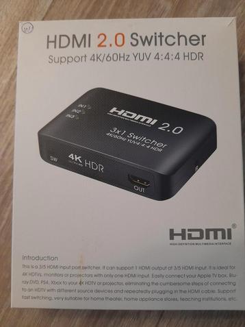 HDMI switchbox van 1 naar 3 HDMI inputs beschikbaar voor biedingen