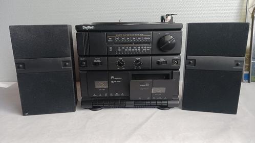 Stereo-keten Tuner, versterker en cassettedeck en platendraa, Audio, Tv en Foto, Stereoketens, Gebruikt, Cassettedeck, Tuner of Radio