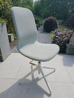 Bureaustoel Ikea Lichtgroen grijs met witte poot, Vert, Chaise de bureau, Ergonomique, Utilisé