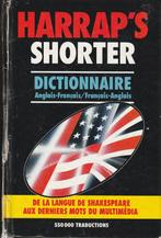 Harrap's shorter Dictionnaire Anglais-Français/Français-Angl, Livres, Dictionnaires, Autres éditeurs, Anglais, Utilisé, Enlèvement ou Envoi