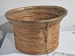 Bamboe messing mand Gabriella Crespi Bauhaus  Vintage, Huis en Inrichting, Woonaccessoires | Schalen en Manden, Ophalen of Verzenden