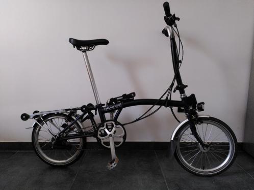 Brompton plooifiets, zo goed als nieuw, Vélos & Vélomoteurs, Vélos | Vélos pliables, Comme neuf, Brompton, Totalement pliable