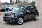 Jeep Renegade LIMITED*APPLE-CARPLAY*CRUISE-CONTROLE*TREKHAAK, Auto's, Voorwielaandrijving, Stof, Gebruikt, Zwart