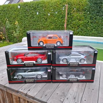 5 x 1/18 Minichamps Street Cars beschikbaar voor biedingen
