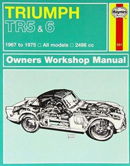 Werkplaats handboek HAYNES Triumph TR5 en TR6, Auto-onderdelen, Overige Auto-onderdelen, Overige automerken, Nieuw, Herkomst onderdeel bekend