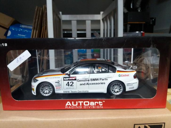 Autoart 1/18 Bmw 320SI WTCC 2006 #42, Hobby en Vrije tijd, Modelauto's | 1:18, Nieuw, Auto, Autoart, Ophalen of Verzenden