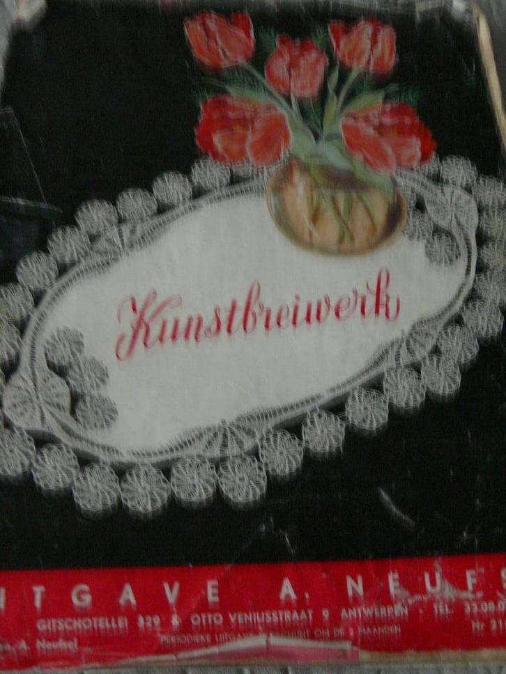 2 oude tijdschriften met  patronen kunstbreiwerk en haken, Hobby & Loisirs créatifs, Tricot & Crochet, Utilisé, Tricot ou Crochet