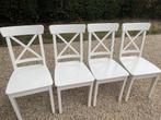 4 houten stoelen 10 euro stuk, Huis en Inrichting, Stoelen, Ophalen, Gebruikt
