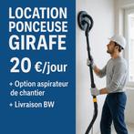 Location ponceuse giraffe (option aspirateur + livraison), Ophalen of Verzenden, Gebruikt, Overige typen