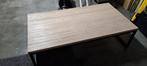 Table basse industrielle en teck avec structure en métal, Maison & Meubles, Enlèvement
