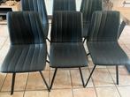 Chaises noires salle à manger, Huis en Inrichting, Stoelen, Ophalen, Zwart, Zo goed als nieuw, Moderne