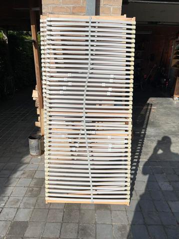 Lattenbodem 90x200cm x2, Huis en Inrichting, Slaapkamer | Matrassen en Bedbodems, Ophalen, Gebruikt, 200 cm, 90 cm