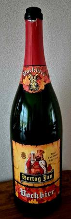Lege fles 3 Ltr Hertog Jan Bockbier collector's item 1998, Verzamelen, Ophalen of Verzenden, Zo goed als nieuw, Flesje(s), Hertog Jan
