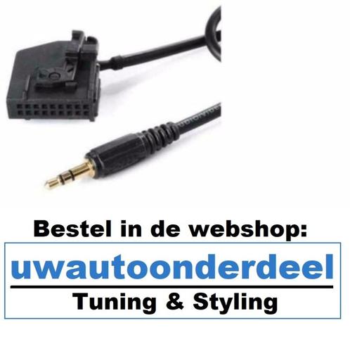Aux In adapter Mercedes Comand 2.0 Iphone Ipod SLK AMG mp3, Auto diversen, Tuning en Styling, Verzenden
