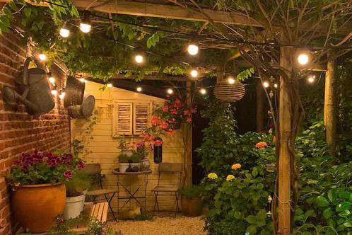 PRO- SFEER/TUINVERLICHTING 20 fittingen E27 10M. koppelbaar, Tuin en Terras, Buitenverlichting, Nieuw, Led strip, Overige materialen