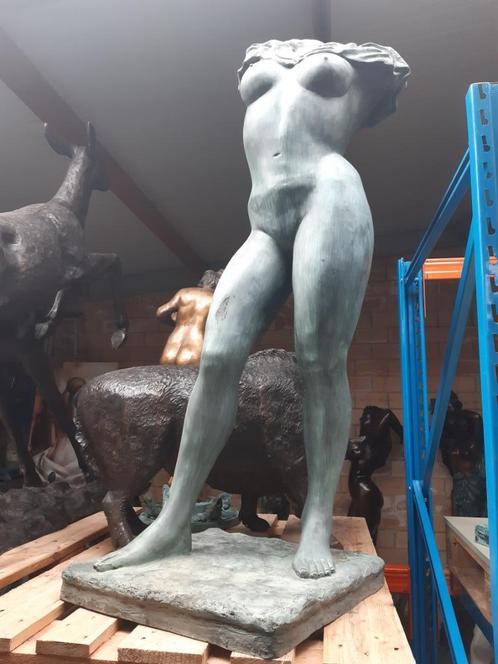 Bronzen naakt kunstbeeld aan spotprijs 1150 ipv 2970 euro!, Jardin & Terrasse, Statues de jardin, Utilisé, Homme, Autres matériaux