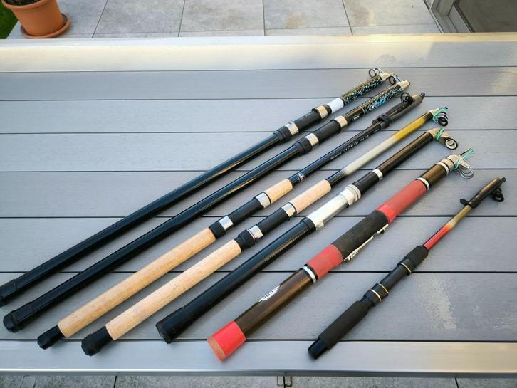 telescopische werphengels, Watersport en Boten, Hengelsport | Algemeen, Gebruikt, Werphengel, Ophalen