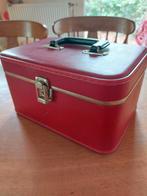 Antiek /karton/  beatycase/rood, Ophalen of Verzenden, Gebruikt, Rood
