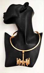 Prachtige bronzen modernistische ketting Hannu Ikonen, Ophalen of Verzenden, Zo goed als nieuw