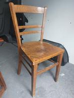 18 echte THONET stoelen met merksticker vintage café bistro, Brun, Enlèvement ou Envoi