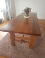 Eettafel massief hout - 6 personen + verlengbaar, Huis en Inrichting, Tafels | Eettafels, Ophalen of Verzenden, Zo goed als nieuw