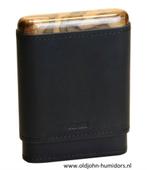 ADORINI  SIGARENKOKER 3-5 SIGAREN - LEER MET HOUT     sk06h, Verzenden, Nieuw, Tabaksdoos of Verpakking