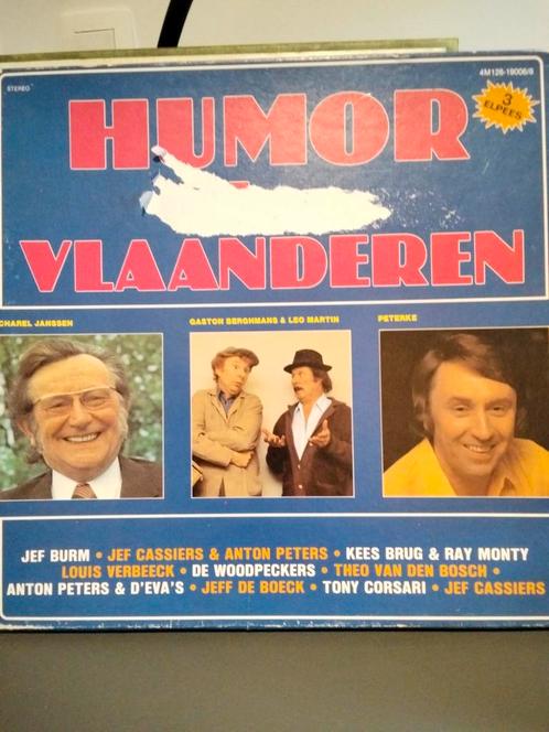 Lp box humor in Vlaanderen, Cd's en Dvd's, Vinyl | Nederlandstalig, Zo goed als nieuw, Ophalen of Verzenden