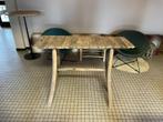 Houten tafeltje, Tuin en Terras, Ophalen, Zo goed als nieuw, Bijzettafel