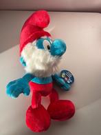 Grote smurf knuffel / pop 30 cm - nieuw met etiket, Verzamelen, Ophalen of Verzenden, Nieuw, Grote Smurf, Poppetje, Figuurtje of Knuffel
